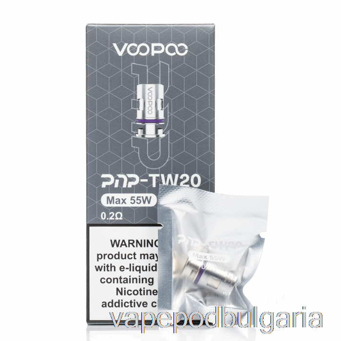 Vape Bulgaria Voopoo Pnp резервни бобини 0.20ohm Pnp-tw20 мрежести бобини